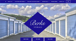 Desktop Screenshot of berksstorage.com